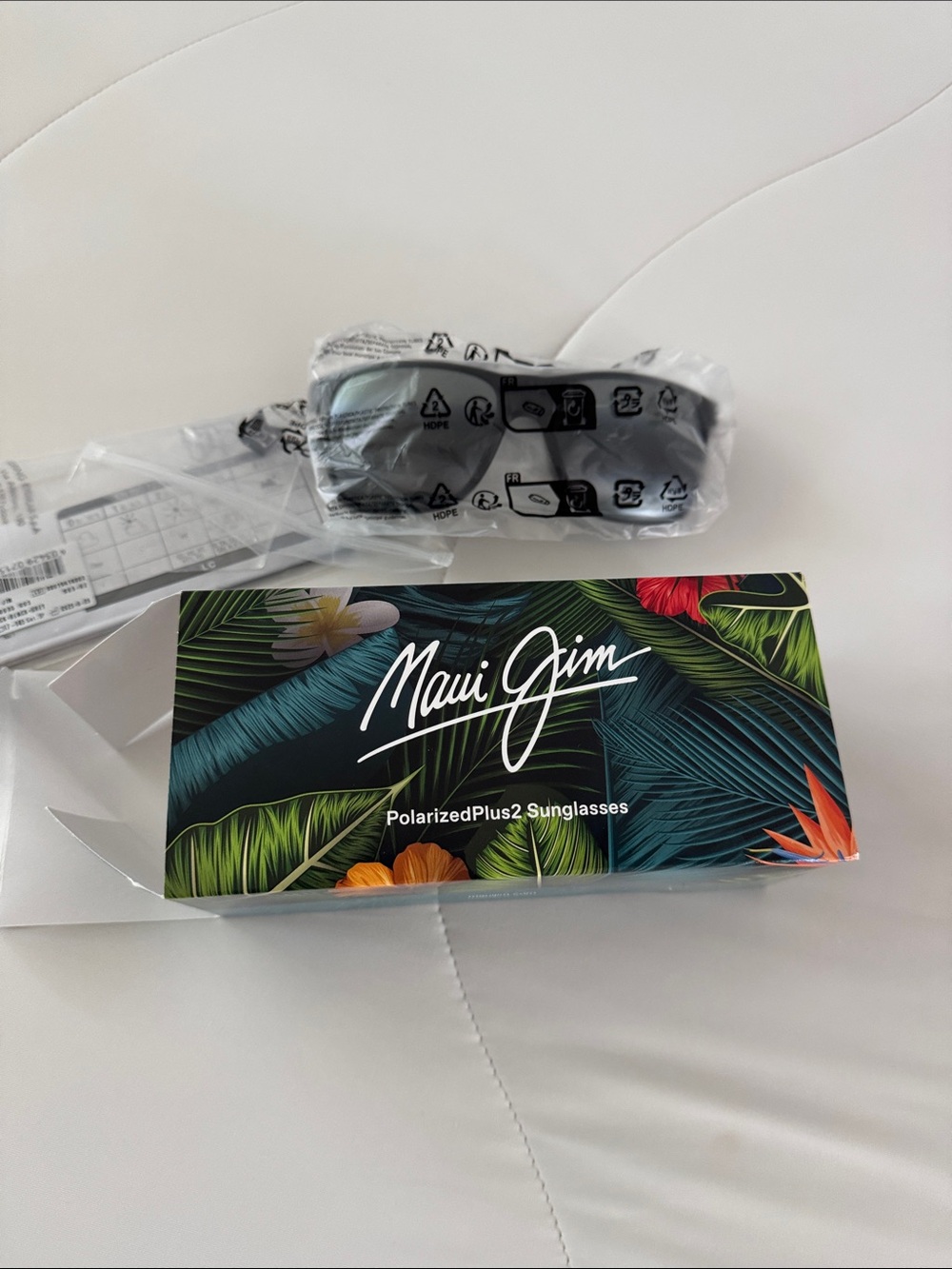 Maui Jim Polarized Sunglasses — Black Frame with Dark Lenses